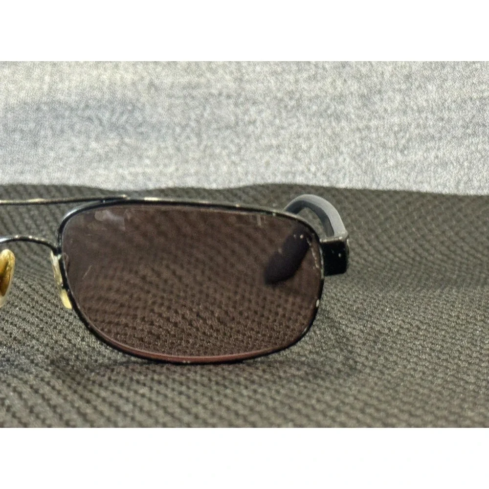 Vintage Ray-Ban Unisex Gray Full Rim Rectangular Sunglasses Metal Frame Only